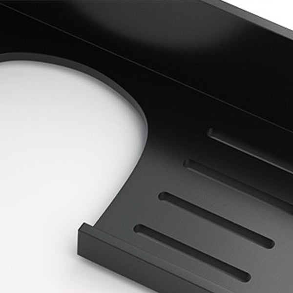 BowLift | 2-piece modern bathroom hardware set bathroom shelf made of aluminum