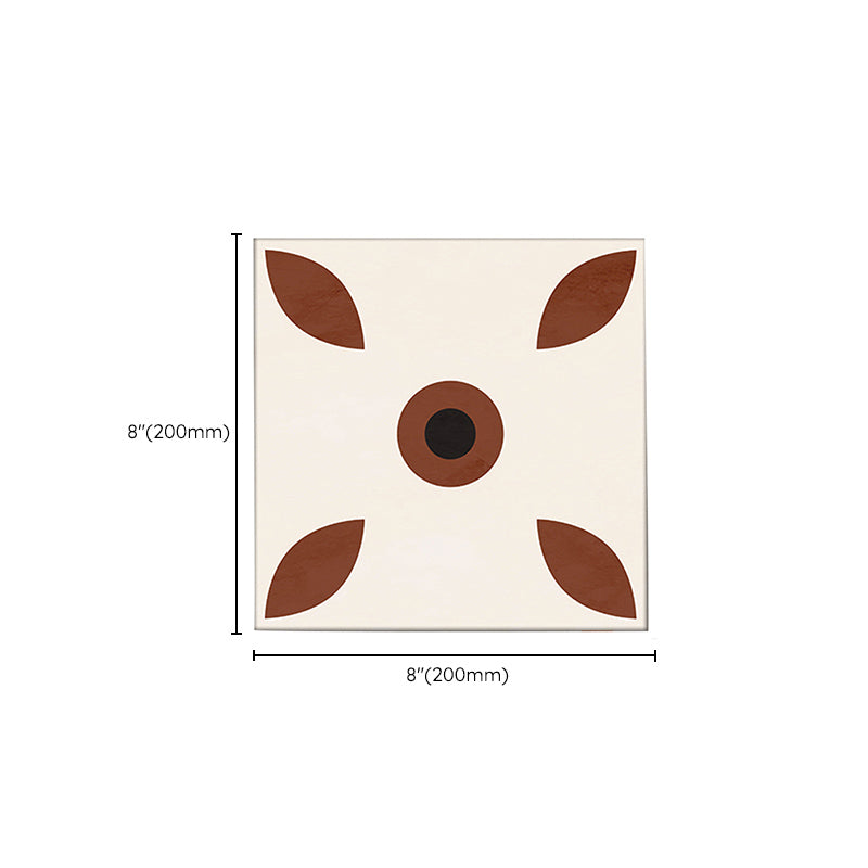 BowLift | Indoor Vinyl Flooring Floral Pattern Peel and Stick Waterproof Square Vinyl Floor