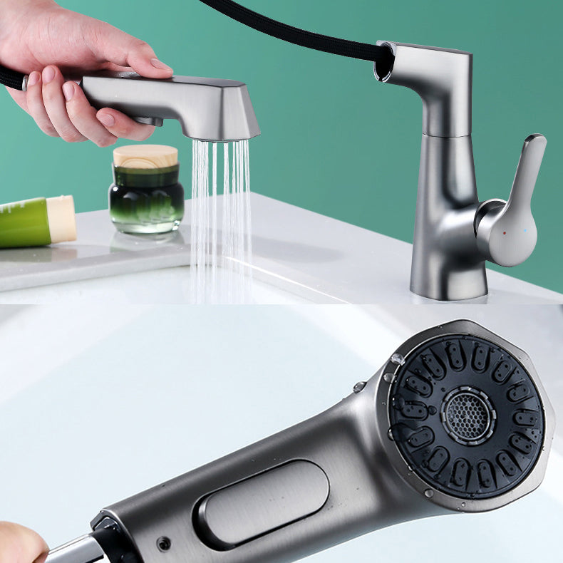 BowLift | Contemporary Sink Faucet Plian Low Arc Brass Centerset Sink Faucet