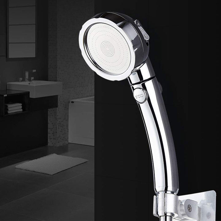 BowLift | Contemporary Hand Shower Head Silver 3-Spray Pattern Wall Mounted Shower Head