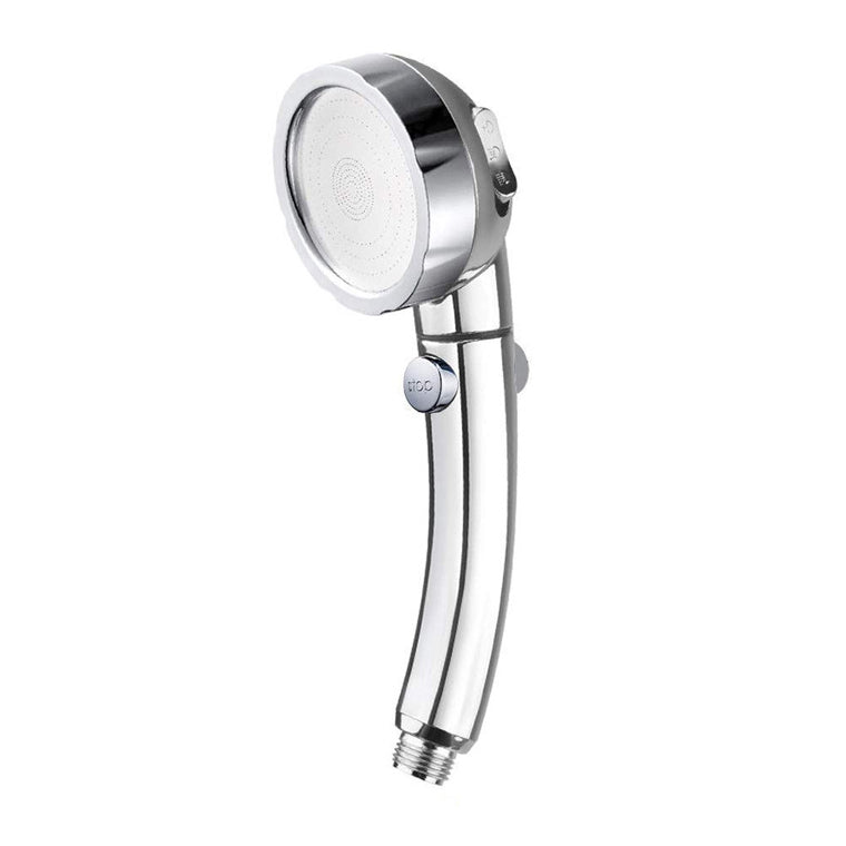 BowLift | Contemporary Hand Shower Head Silver 3 Spray Pattern Wall Mount Shower Head