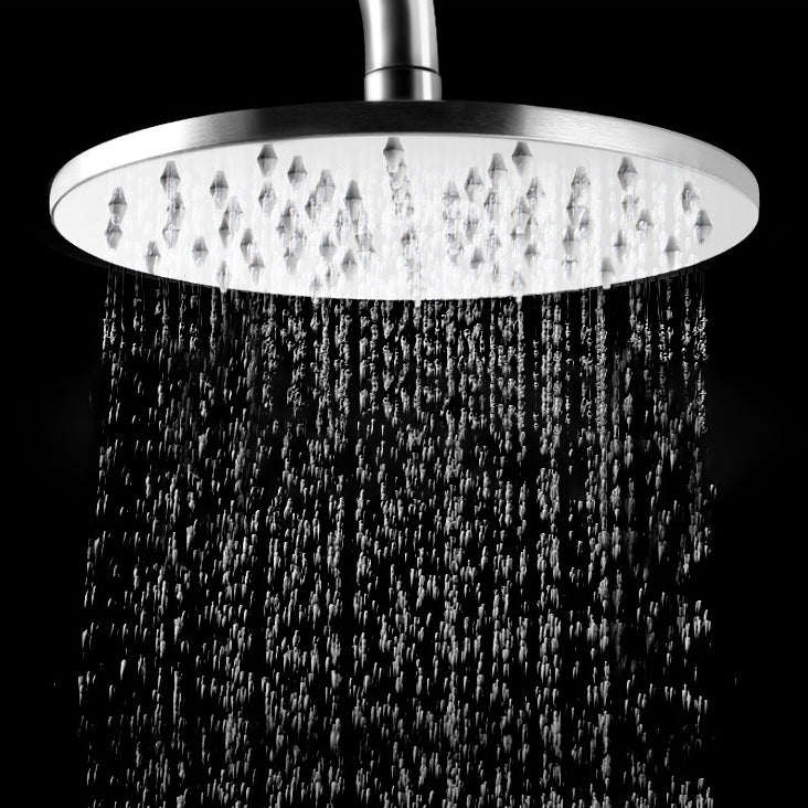 BowLift | Stainless Steel Fixed Shower Head in Silver H2Okinetic Technology Shower Head
