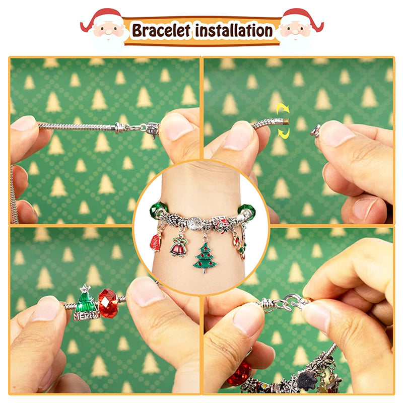 BowLift | DIY 24 Days Christmas Countdown Calendar Bracelets Set
