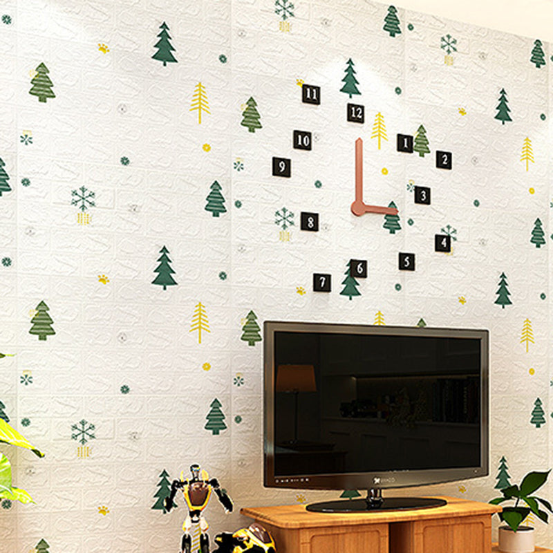 BowLift | Farmhouse Beadboard PVC Wall Access Panel Peel and Stick Wall Tile Set of 2