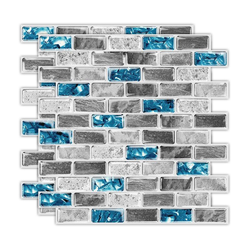 BowLift | Peel & Stick Subway Tile Stain Resistant Plastic Rectangle Peel and Stick Tile 2-Pack