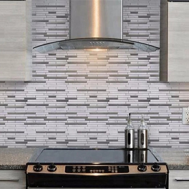 BowLift | Peel & Stick Subway Tile Stain Resistant Plastic Rectangle Peel and Stick Tile 2-Pack