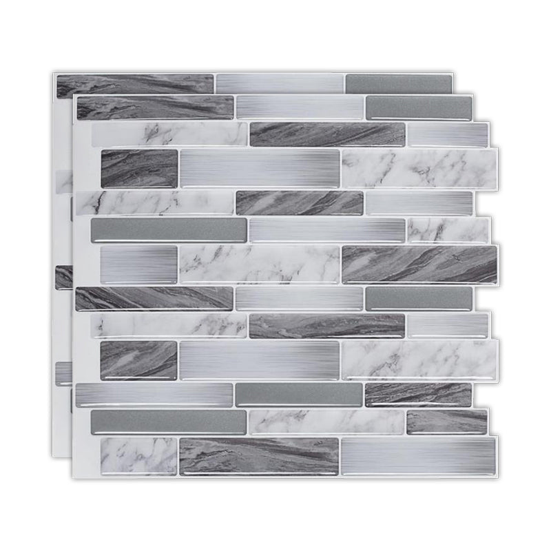 BowLift | Peel & Stick Subway Tile Stain Resistant Plastic Rectangle Peel and Stick Tile 2-Pack