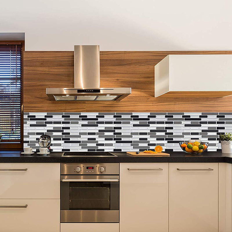BowLift | Peel & Stick Subway Tile Stain Resistant Plastic Rectangle Peel and Stick Tile 2-Pack