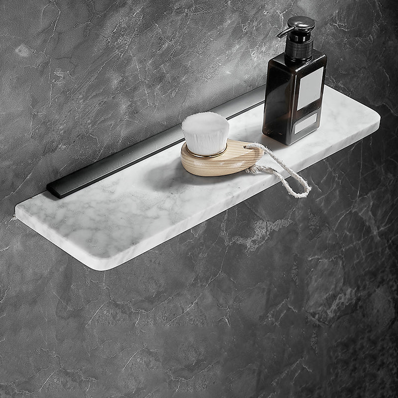 BowLift | Metal and Marble Bathroom Hardware Set as Individual Piece or Set in Black