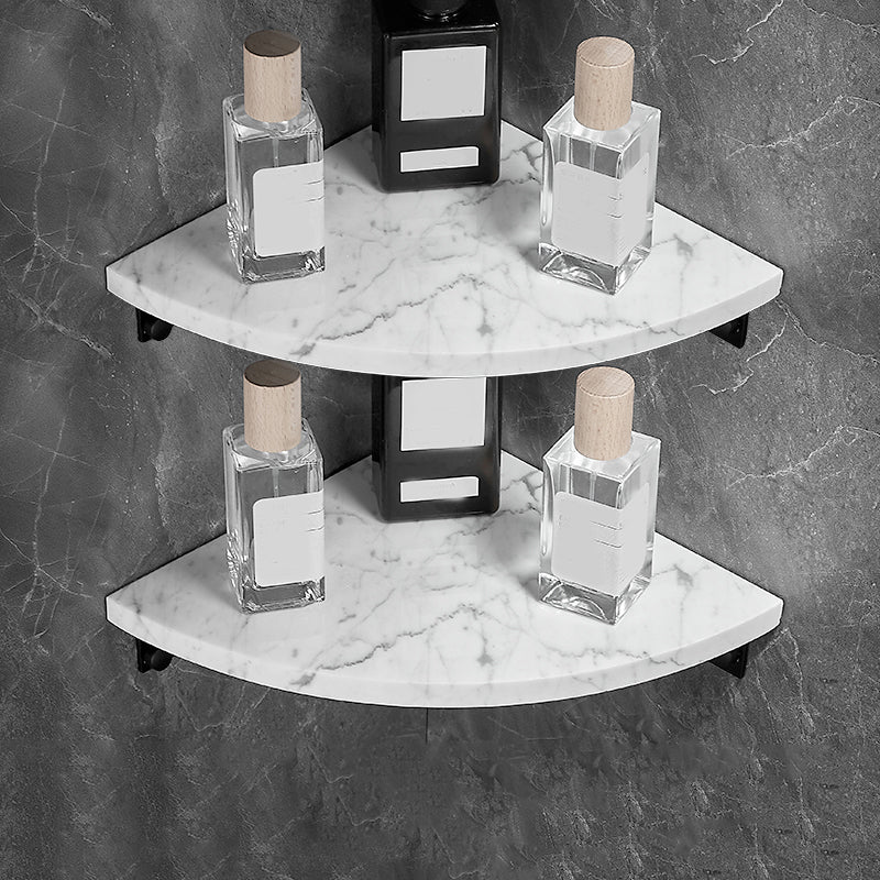 BowLift | Metal and Marble Bathroom Hardware Set as Individual Piece or Set in Black