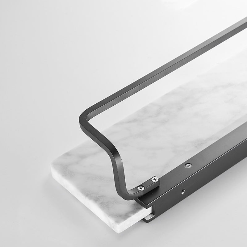 BowLift | Metal and Marble Bathroom Hardware Set as Individual Piece or Set in Black