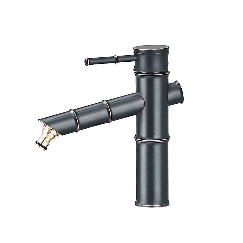 BowLift | Farmhouse Vessel Sink Faucet Copper 1-Handle Low Arc Vessel Faucet for Bathroom