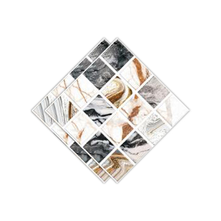 BowLift | Peel & Stick Mosaic Tile Plastic Square Stain-Resistant Peel and Stick Tiles for Shower