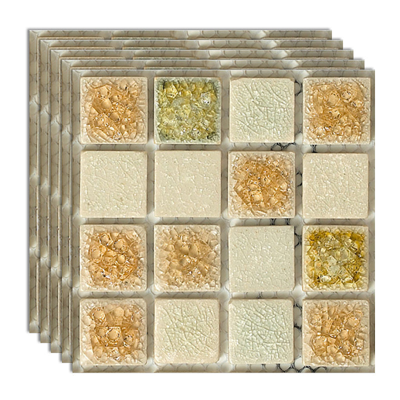 BowLift | Peel & Stick Mosaic Tiles PVC Square Stain Resistant Peel and Stick Tiles 20-Pack