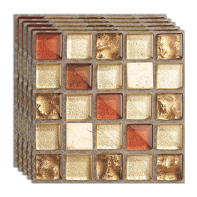 BowLift | Peel & Stick Mosaic Tiles PVC Square Stain Resistant Peel and Stick Tiles 20-Pack