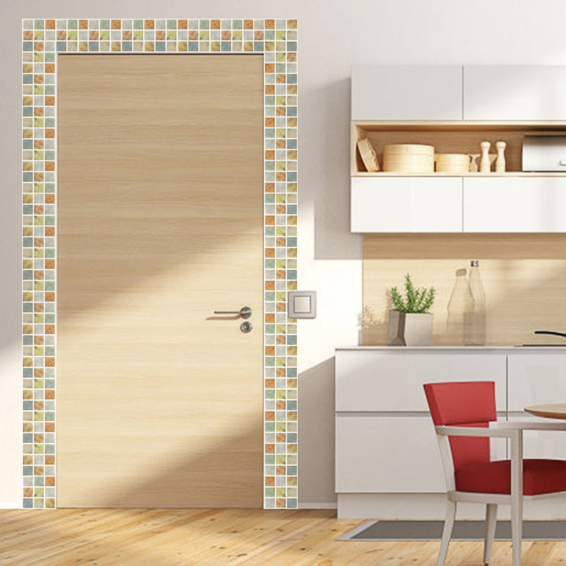 BowLift | Peel & Stick Mosaic Tiles PVC Square Stain Resistant Peel and Stick Tiles 20-Pack