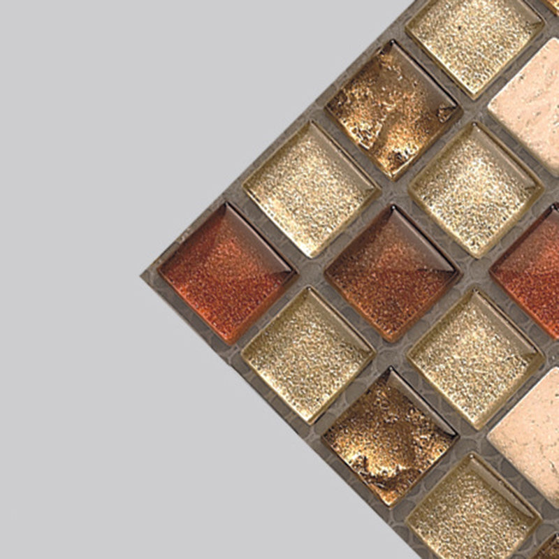 BowLift | Peel & Stick Mosaic Tiles PVC Square Stain Resistant Peel and Stick Tiles 20-Pack