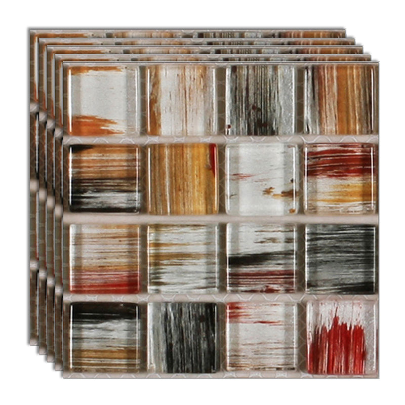 BowLift | Peel & Stick Mosaic Tiles PVC Square Stain Resistant Peel and Stick Tiles 20-Pack