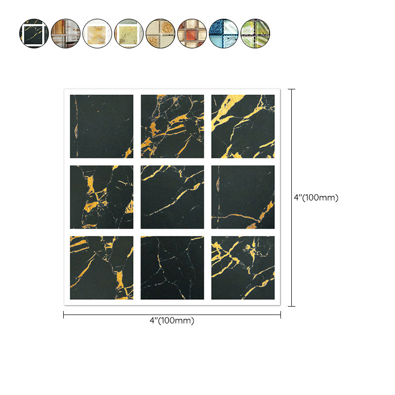 BowLift | Peel & Stick Mosaic Tiles PVC Square Stain Resistant Peel and Stick Tiles 20-Pack