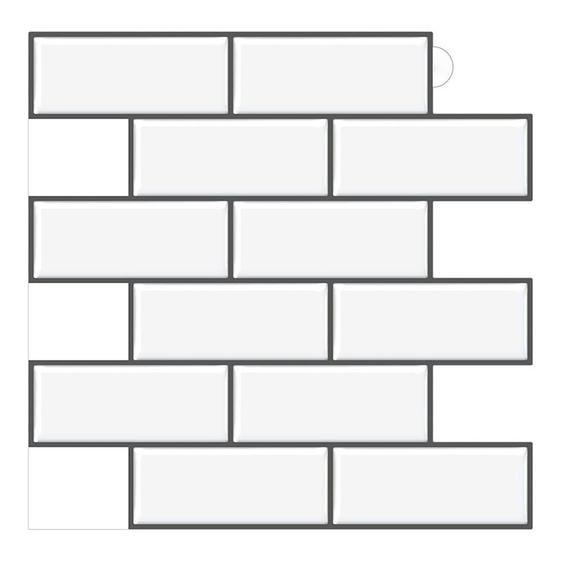 BowLift | Peel & Stick Subway Tile PVC Stain Resistant Rectangular Peel and Stick Tile for the Kitchen