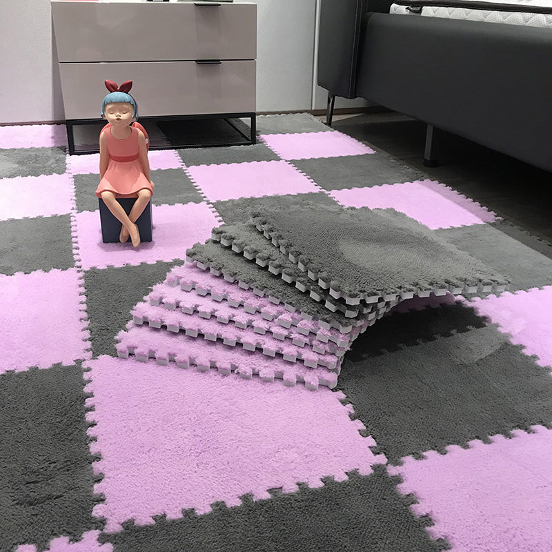 BowLift | Color-fade-resistant carpet tile Solid color interlocking carpet tile