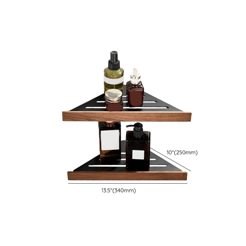 BowLift | Wood and Aluminum Bath Accessories Set Black Bathroom Accessories Kit