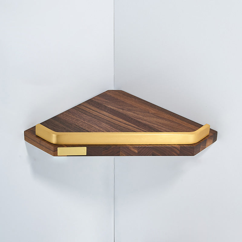BowLift | Wood and Aluminum Bath Hardware Set Golden Bathroom Accessory Set