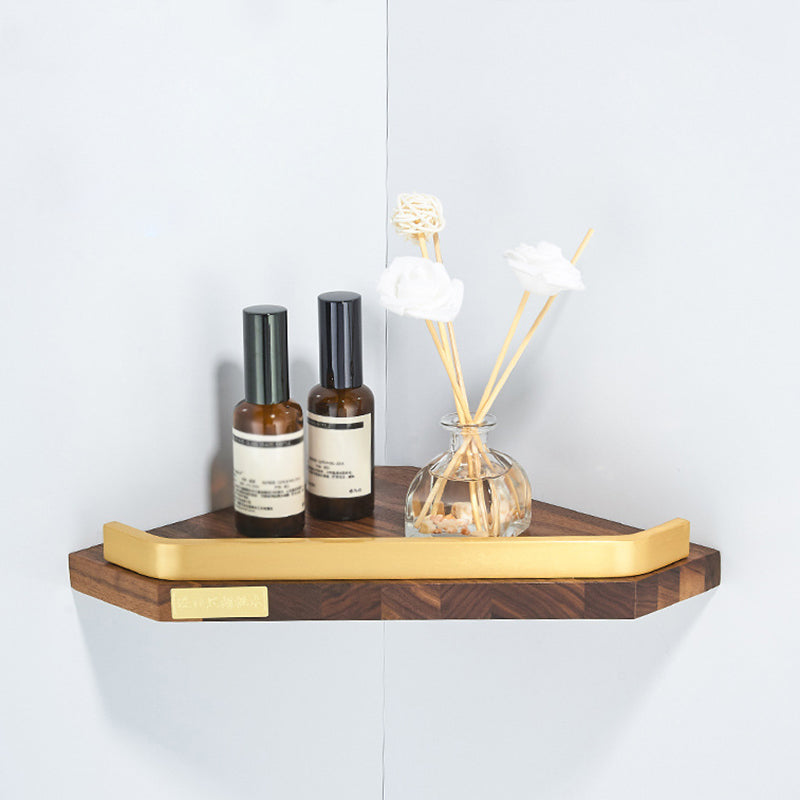 BowLift | Wood and Aluminum Bath Hardware Set Golden Bathroom Accessory Set