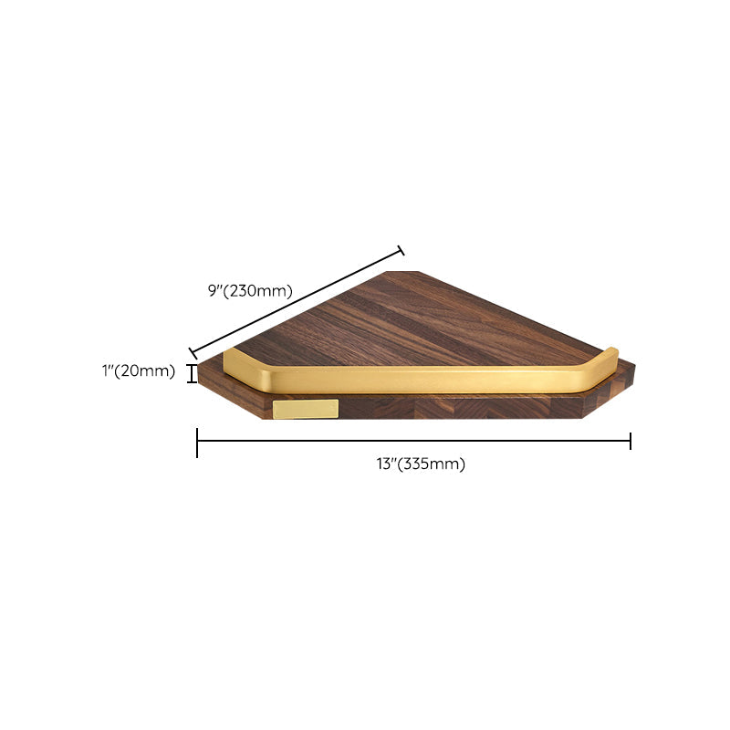 BowLift | Wood and Aluminum Bath Hardware Set Golden Bathroom Accessory Set