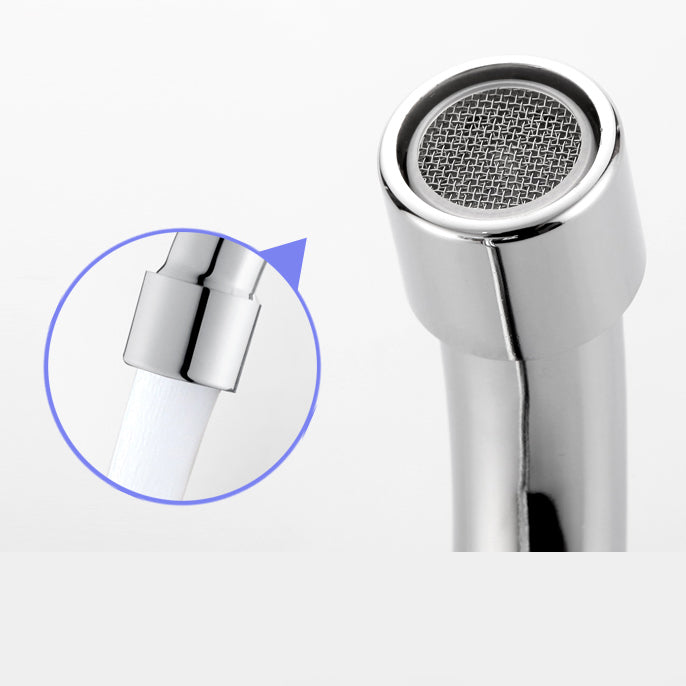 BowLift | Circular 2-Handle Bathroom Faucet Contemporary Brass Sink Faucet