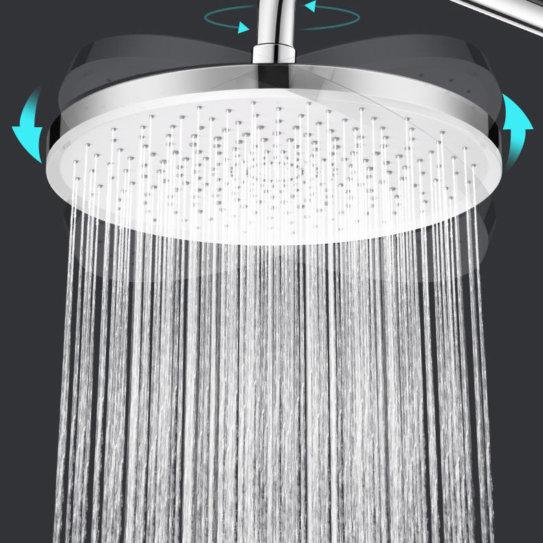BowLift | Round Fixed Shower Head High Flow Aerated Wall Mount Shower Head