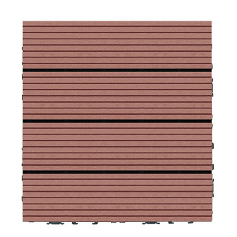 BowLift | Wire brushed wooden floor tiles Click-Lock engineered wood for patio garden