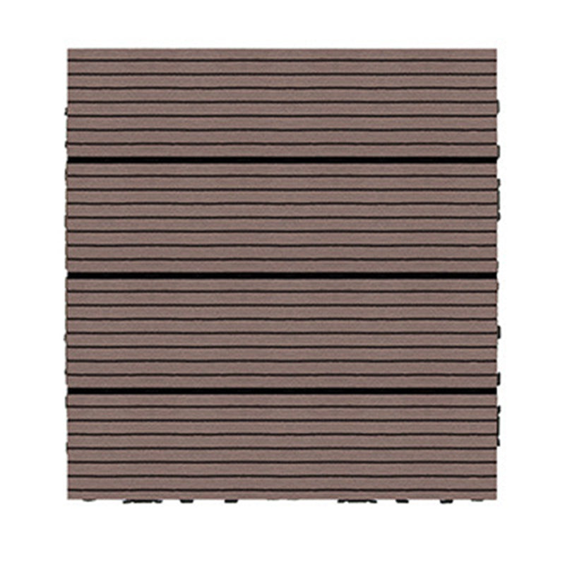 BowLift | Wire brushed wooden floor tiles Click-Lock engineered wood for patio garden