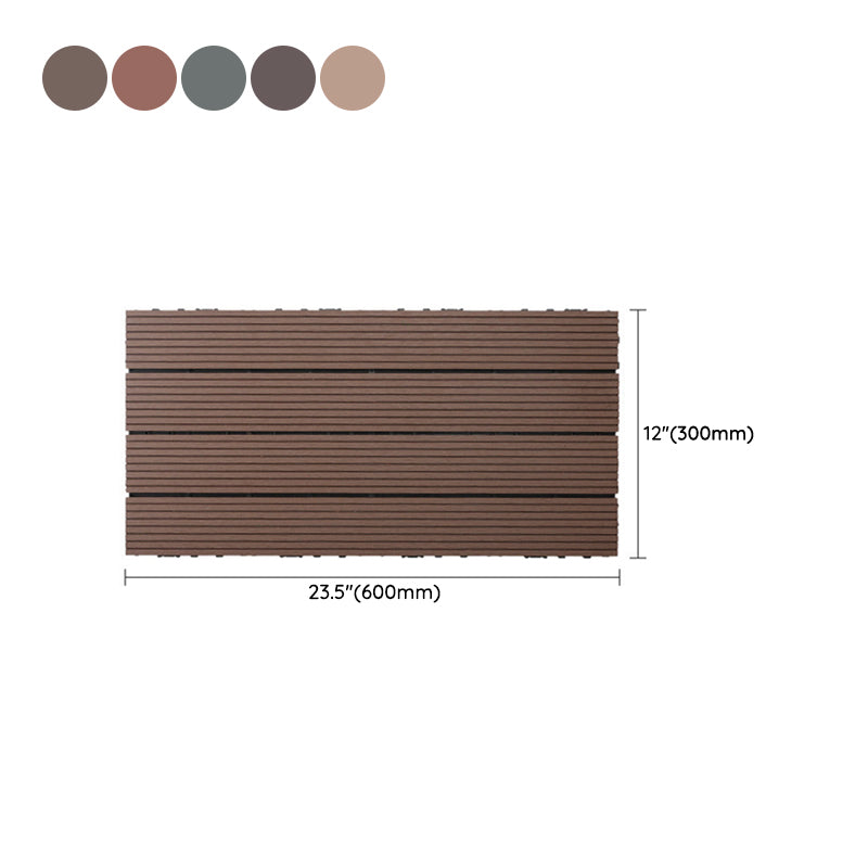 BowLift | Wire brushed wooden floor tiles Click-Lock engineered wood for patio garden