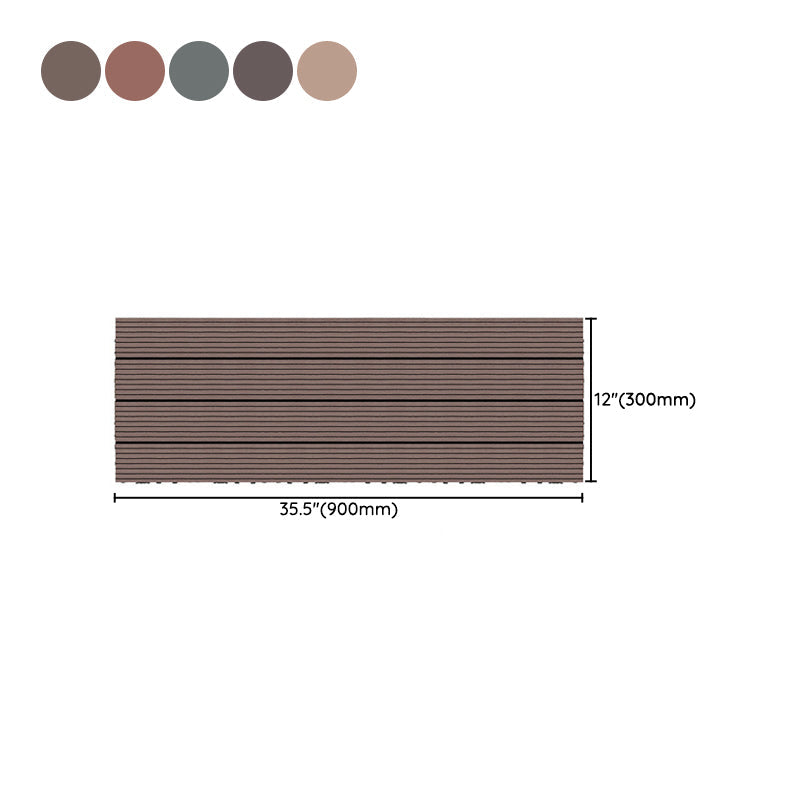 BowLift | Wire brushed wooden floor tiles Click-Lock engineered wood for patio garden
