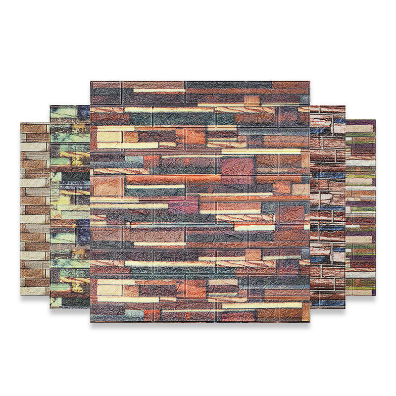 BowLift | 3D embossing interior wall panel self-adhesive square wall panel