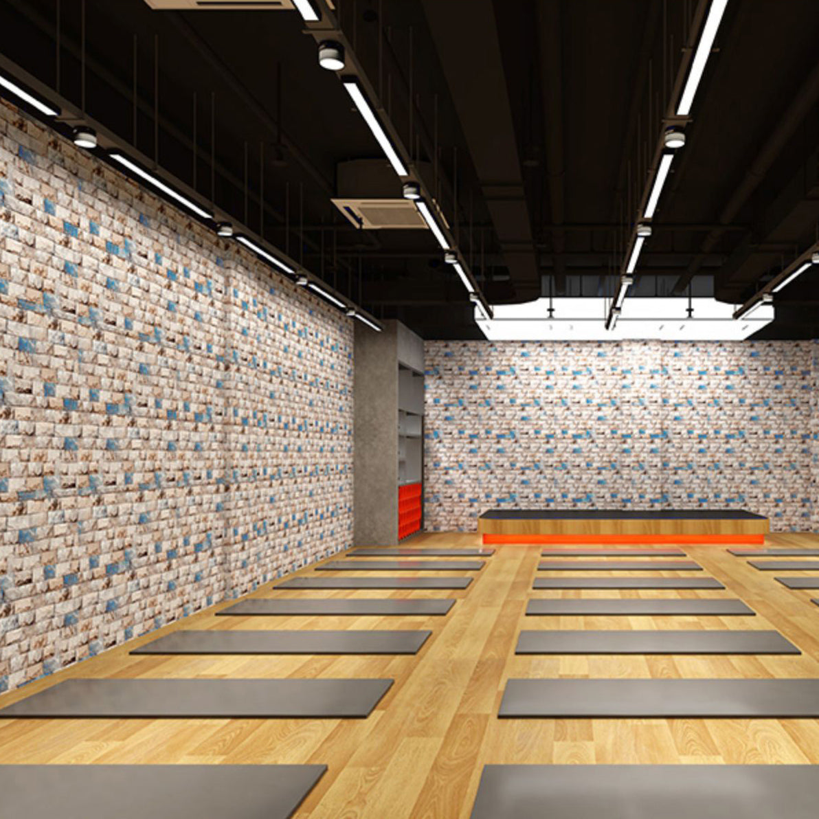 BowLift | Industrial Wall Plank Brick Pattern Bathroom and Living Room Wall Panels