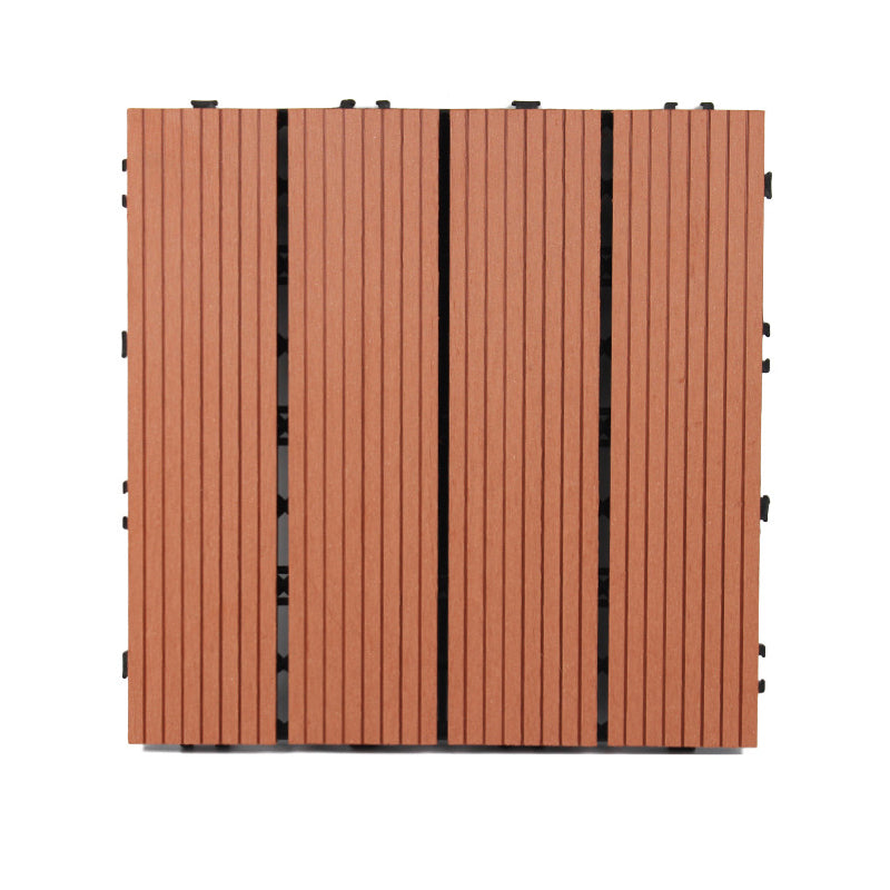 BowLift | Classic interlocking deck boards Solid color patio tiles