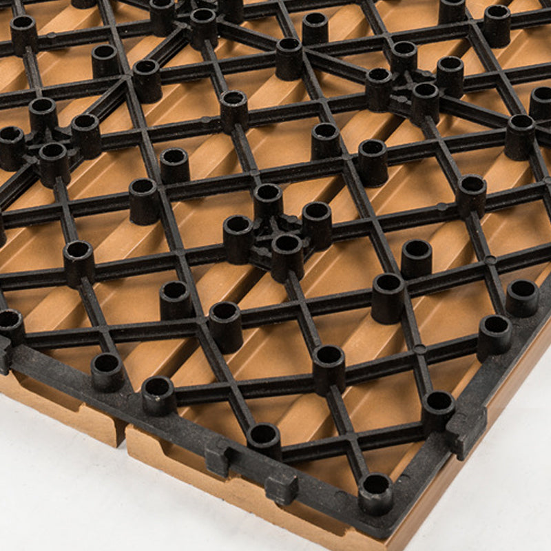 BowLift | Classic interlocking deck boards Solid color patio tiles