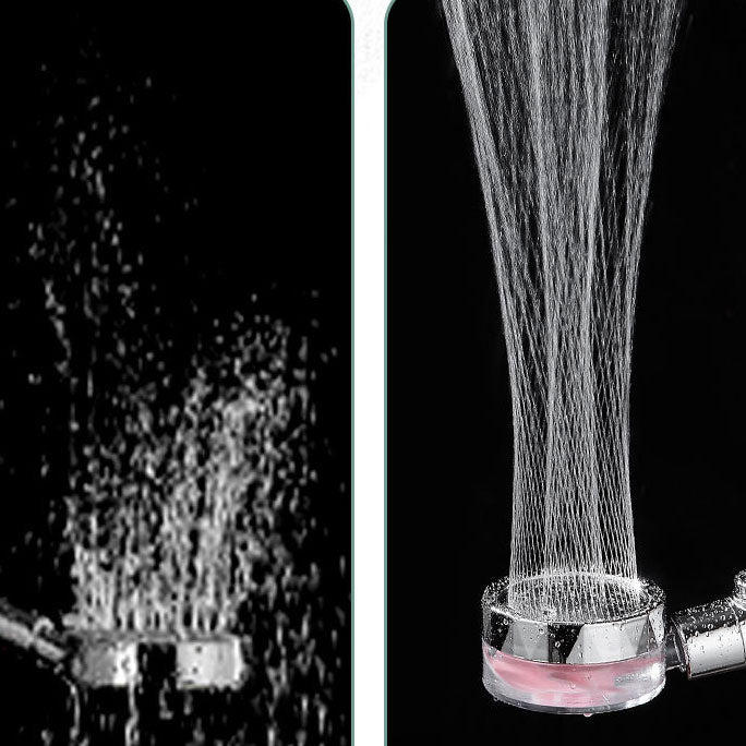 BowLift | Contemporary Shower Head Combination Hand Shower Plastic Wall Mount Silver Shower Head