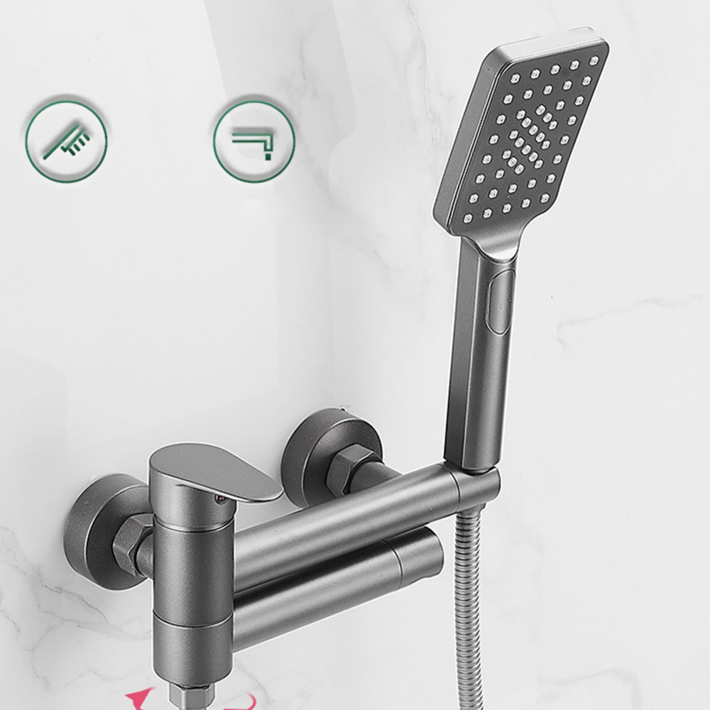 BowLift | Wall-mounted metal bathtub faucet low arch single lever bathtub faucet trim