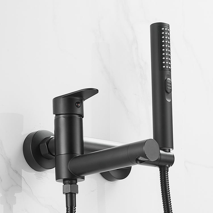 BowLift | Wall-mounted metal bathtub faucet low arch single lever bathtub faucet trim