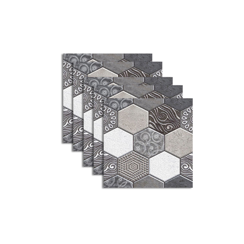 BowLift | Pattern Matte Color Stone Peel and Stick Mosaic Tile Peel and Stick Tile Set of 5