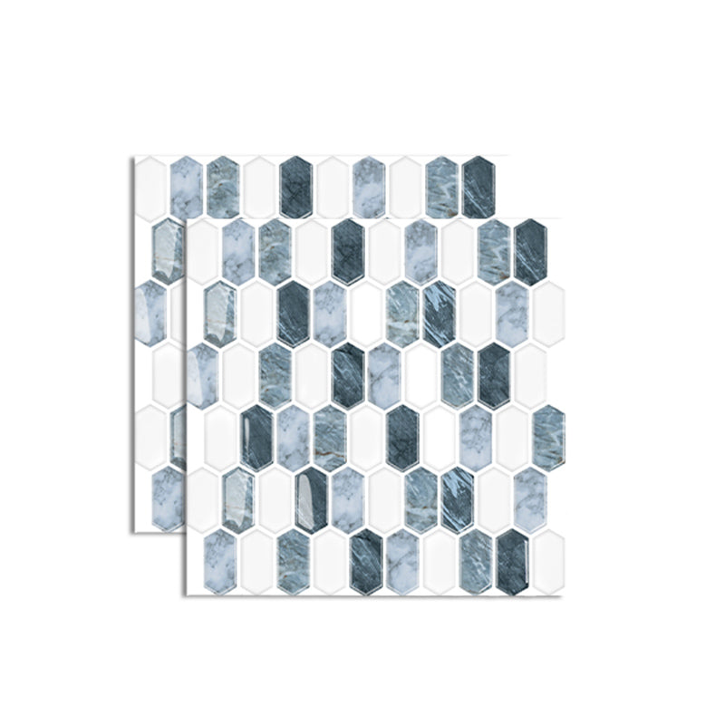 BowLift | Polygon Peel and Stick Wall Tile PVC 30 cm x 30 cm Peel and Stick Tile for the Kitchen