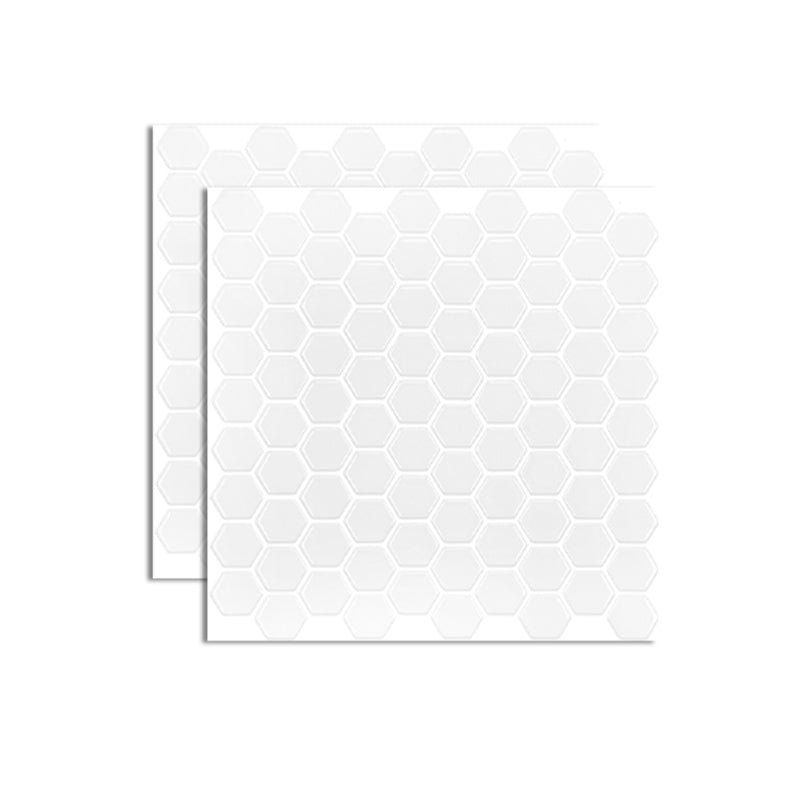 BowLift | Polygon Metal Peel and Stick Back Wall Tile PVC Peel and Stick Tile for the Kitchen