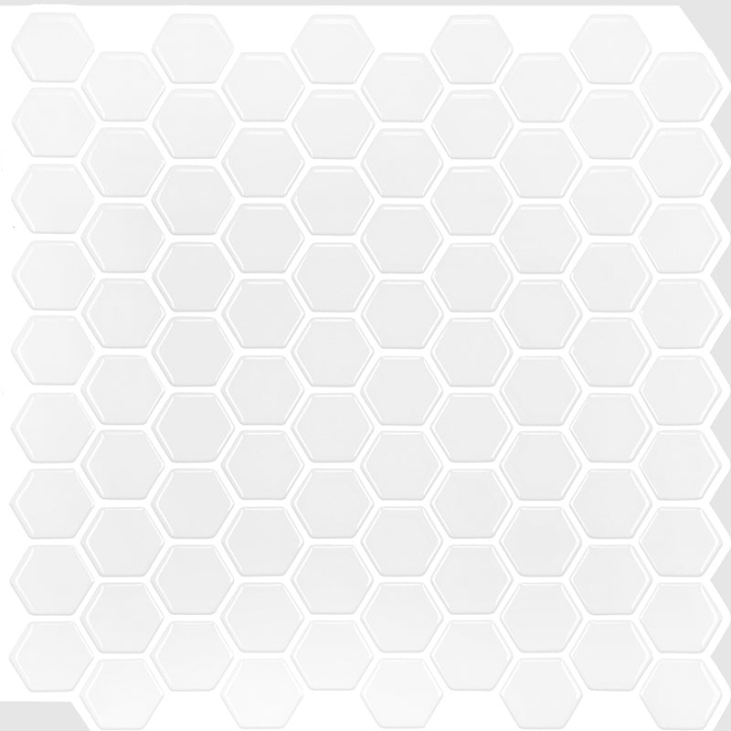 BowLift | Polygon Metal Peel and Stick Back Wall Tile PVC Peel and Stick Tile for the Kitchen