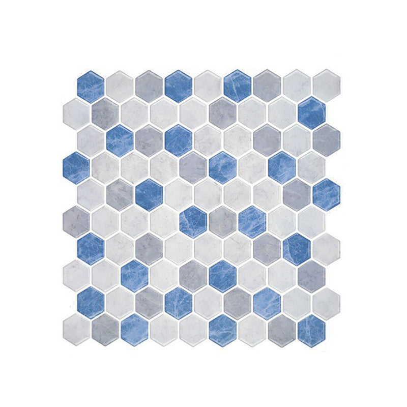 BowLift | Polygon Metal Peel and Stick Back Wall Tile PVC Peel and Stick Tile for the Kitchen