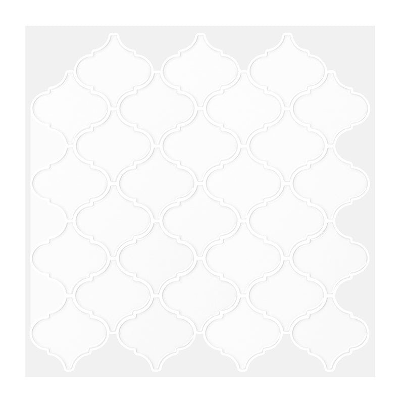 BowLift | Polygon Metal Peel and Stick Back Wall Tile PVC Peel and Stick Tile for the Kitchen