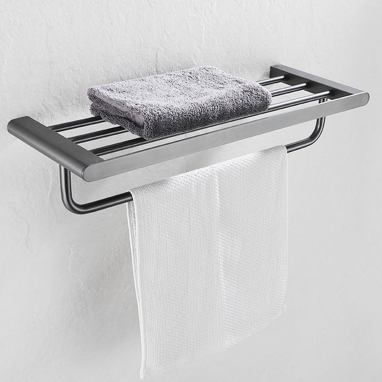 BowLift | 5-piece modern bathroom accessory set made of stainless steel with towel rail/robe hooks/toilet paper holder