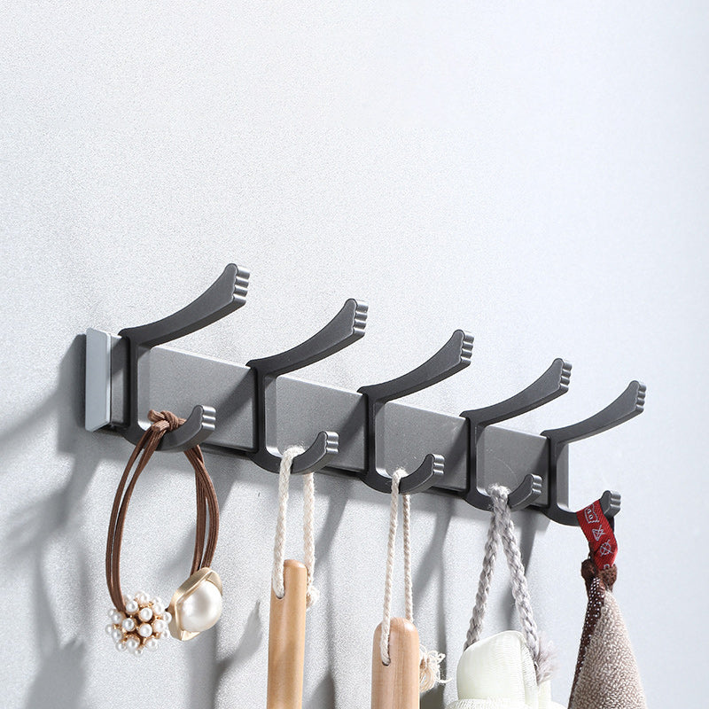BowLift | Contemporary Gray Bathroom Hardware Set Bathroom Shelf/Towel Bar Including Bathroom Set